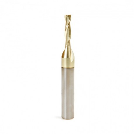 Broca Carburo ZrN en Espiral de 2 Filos para material compuesto y Fiberglass. 46040