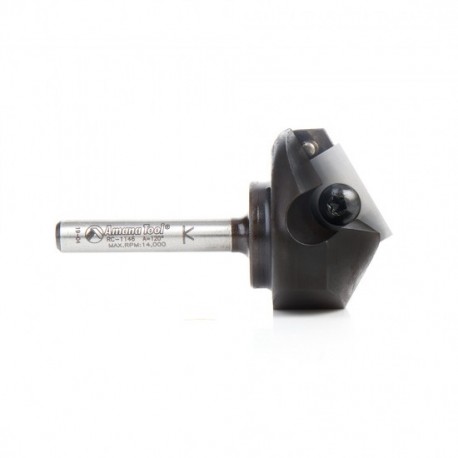 Broca CNC para grabado de inserción en V Grove 120° x 1-23/64" x 1/4" RC-1146