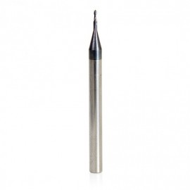 Broca en espiral de mini bola 0.035 Amana Tool para acero up-cut 51755