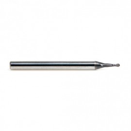 Broca en espiral de mini bola 0.045 Amana Tool para acero up-cut 51757