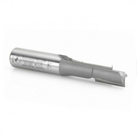 Broca escalonada 1/2" Amana Tool con 2 filos y punta de carburo.