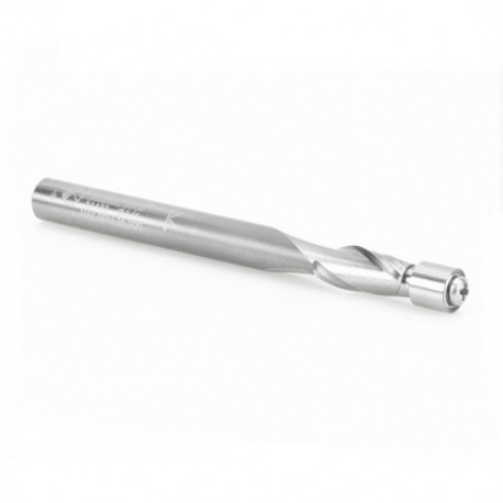 Broca espiral 1/4" Amana Tool con balero para aluminio con 2 filos 51422