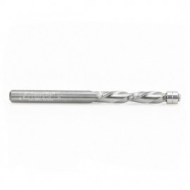 Broca espiral 1/4" Amana Tool con balero para aluminio con 2 filos 51520