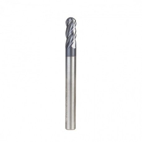 Broca Espiral Multi-Helix Punta Bola 1/4" x 5/8" x 1/4" para Acero 4 filos 51798