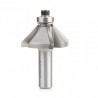 Broca Punta Carburo para Biselar de 45° c/balero de 4 filos de 1-3/4 x 3/4 x 1/2. 47309