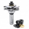 Broca Quadraset 1-7/8" Amana Tool Conjunto Ajustable para Ranurado con Balero 53600