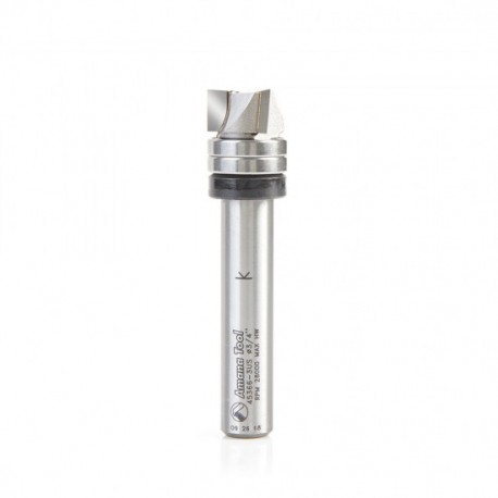 Broca Recta 3/4" x 3/8" x 1/2 " Perfiladora de Carburo 3 Filos para Madera c/balero 45366-3US