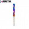 Broca Spektra Espiral 2 Filos Down-Cut Punta Bola de 1/4 x 1 x 1/4. 46476-K