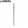 Broca Spektra Espiral de 2 Filos Down-Cut 1/16 x 1/4 x 1/8. 46213-K