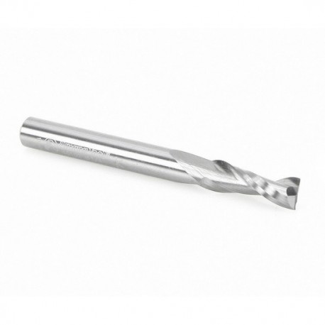 Broca Spiral 1/4" Amana Tool para CNC con 2 filos, Up-cut.