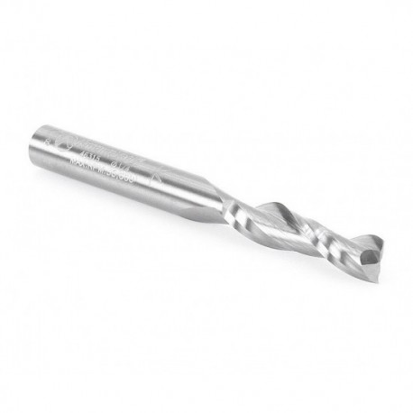 Broca Spiral 1/4" Amana Tool para CNC con 2 filos, Up-cut.