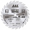 Disco A.G.E  de 10" para madera de Cortes longitudinales.