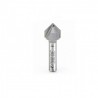 Broca 1/2" Amana Tool en surco 'V' ('V' Groove) con punta de carburo con 2 filos 45704