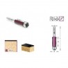 Broca 1/2" Perfiladora Amana Tool® A.G.E.™ Series para corte al Ras con Balero con Punta de Carburo con 2 Filos.