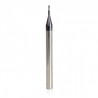 Broca en espiral de mini bola 0.035 Amana Tool para acero up-cut 51755